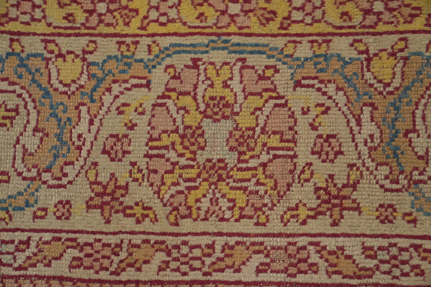 Antique Vegetable Dye Oushak Persian Area Rug 8x12