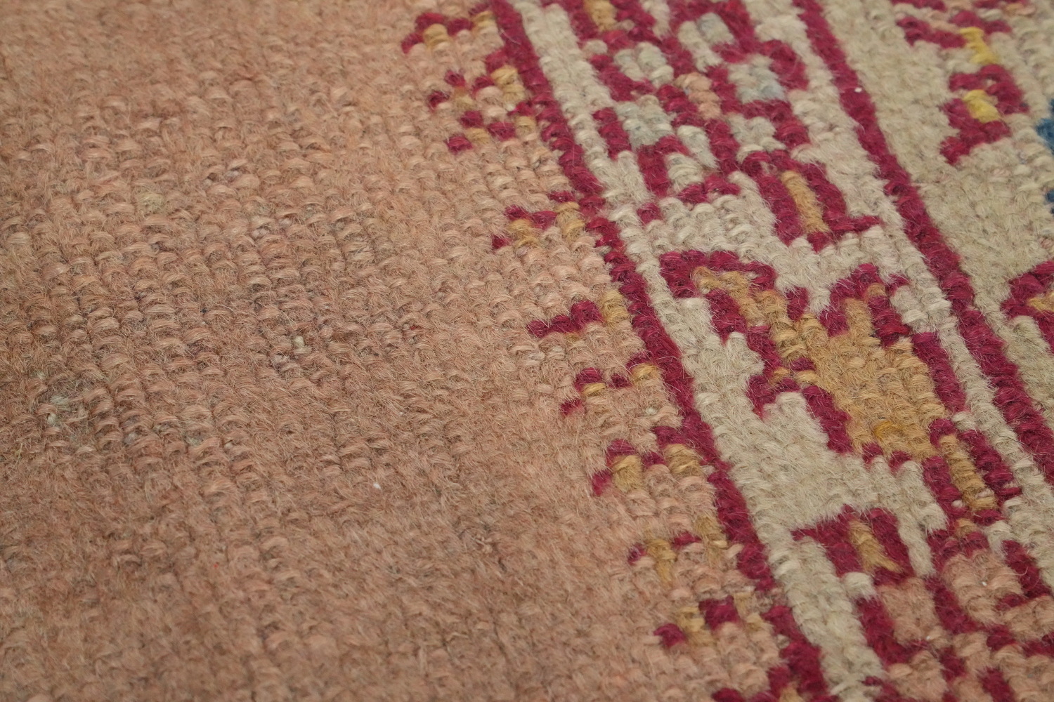 Antique Vegetable Dye Oushak Persian Area Rug 8x12