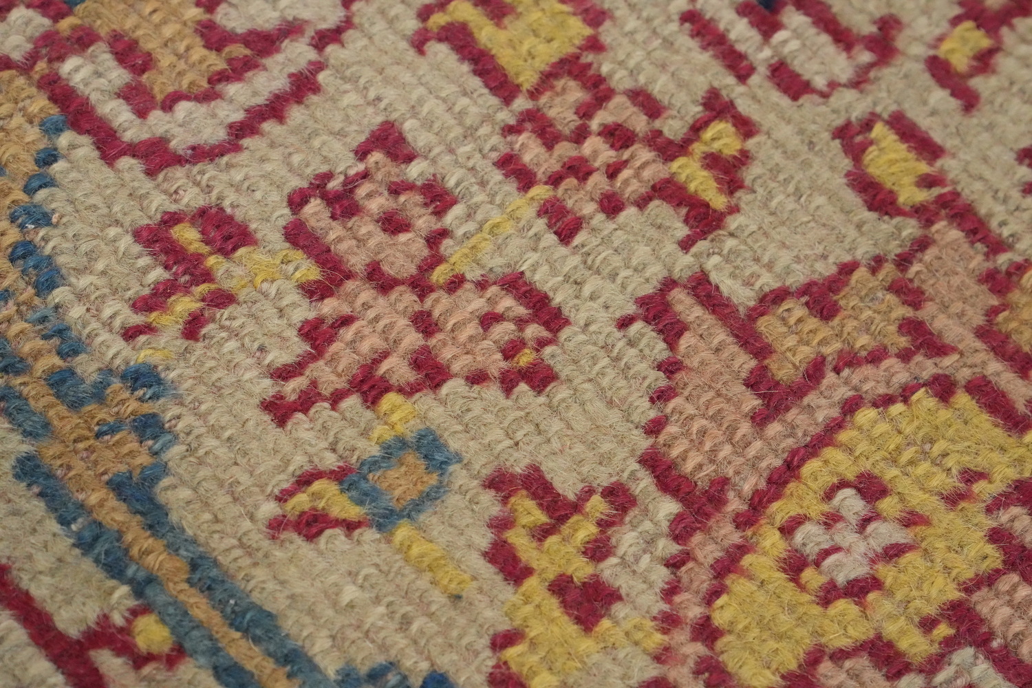 Antique Vegetable Dye Oushak Persian Area Rug 8x12