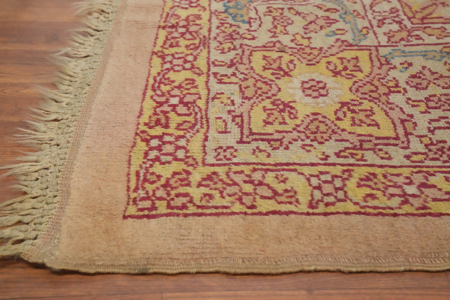 Antique Vegetable Dye Oushak Persian Area Rug 8x12
