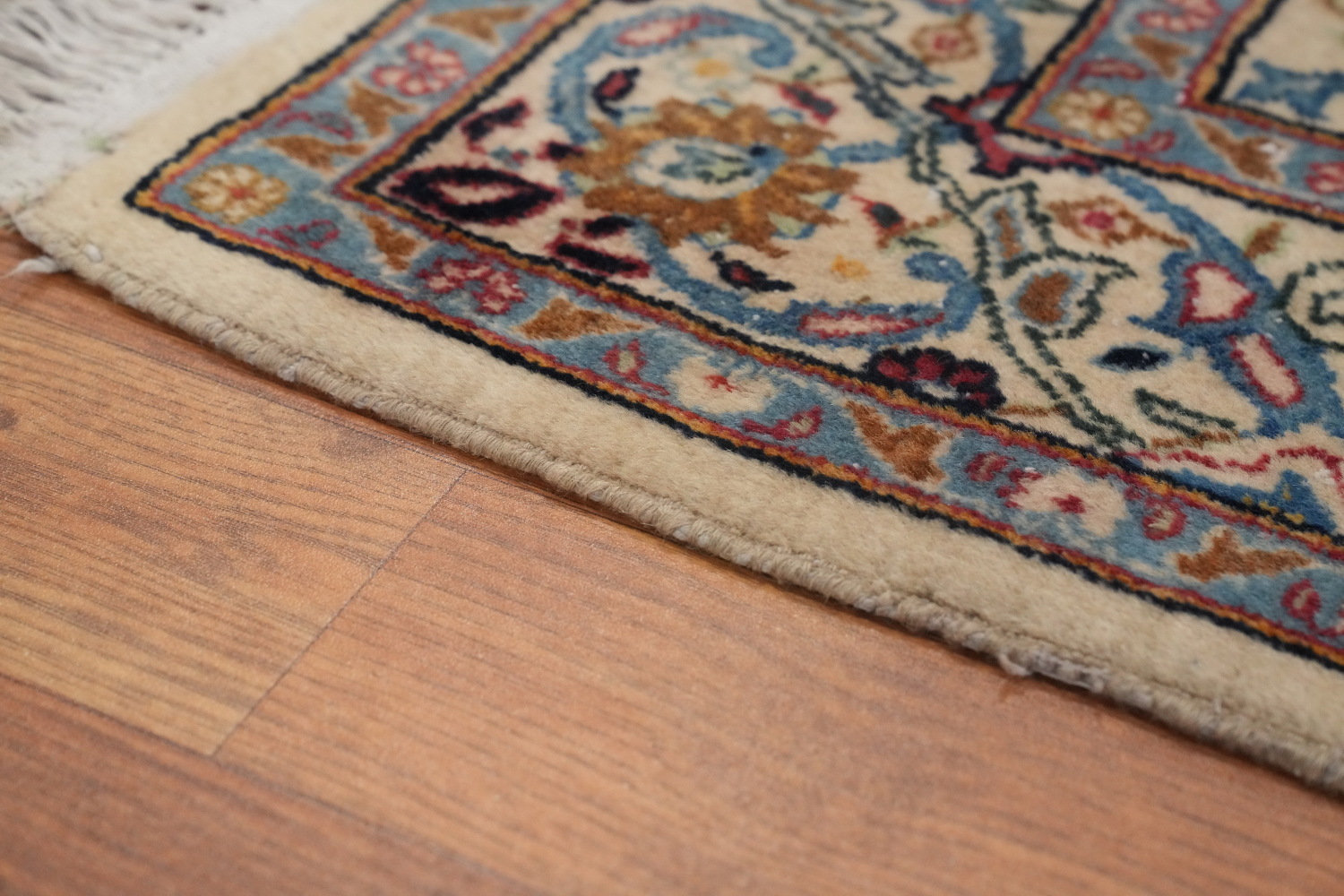 Antique Vegetable Dye Kashan Persian Large Rug 13x18