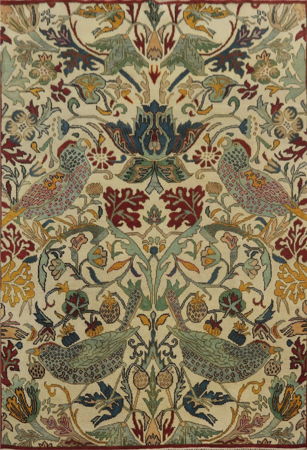 Animals Design Ziegler Wool Area Rug 8x10