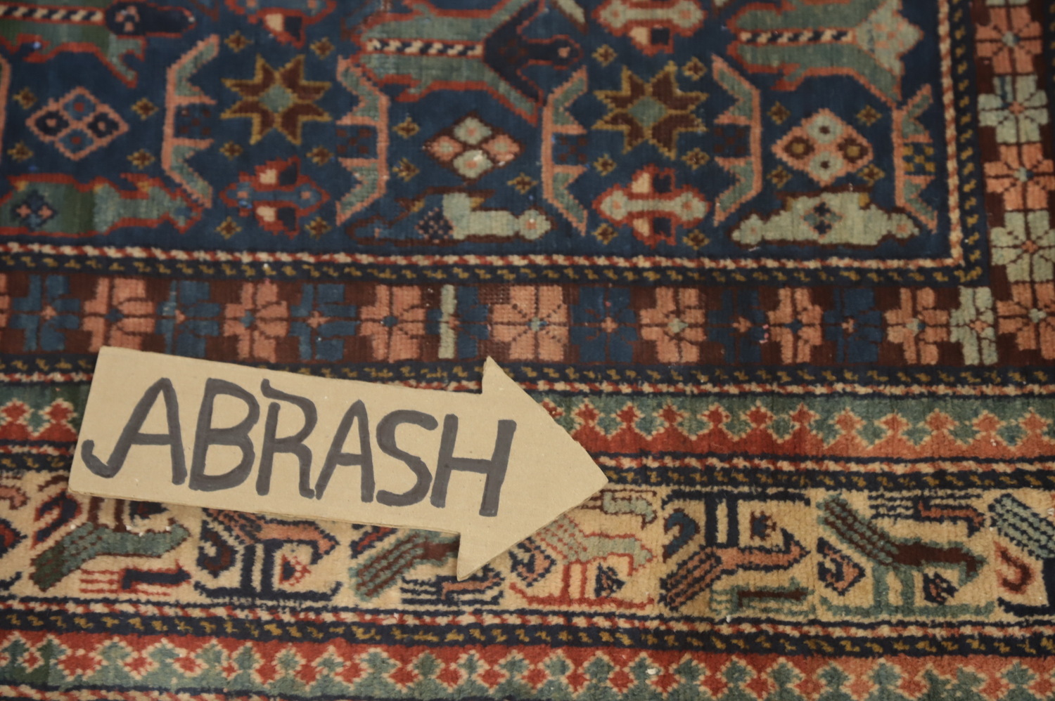 Pre-1900 Antique Shirvan Vegetable Dye Rug 3x4