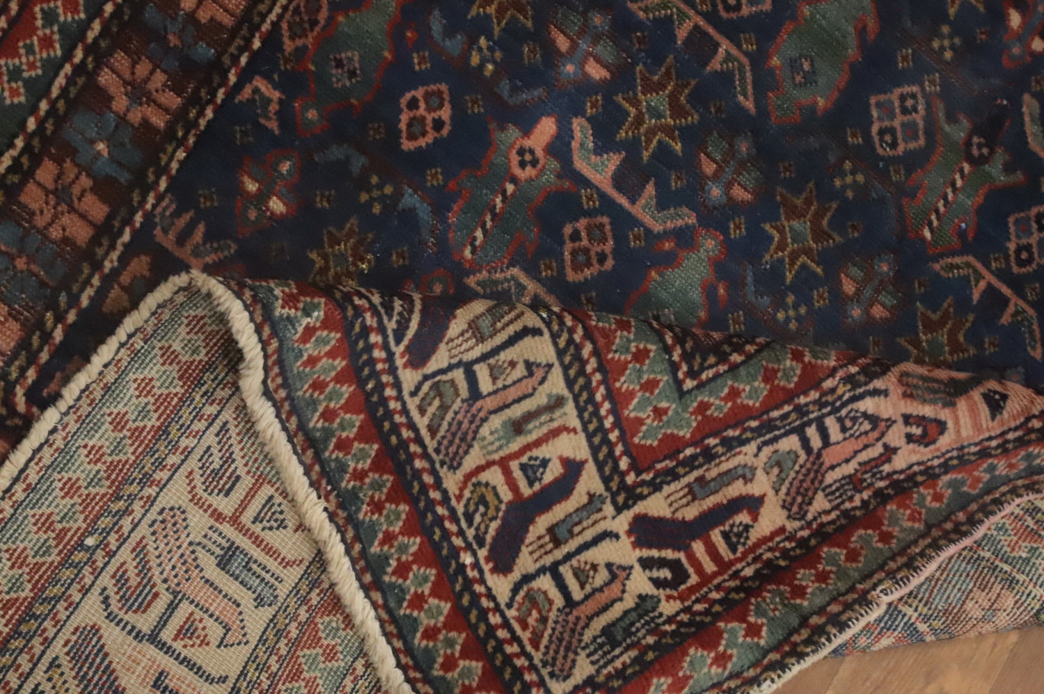Pre-1900 Antique Shirvan Vegetable Dye Rug 3x4