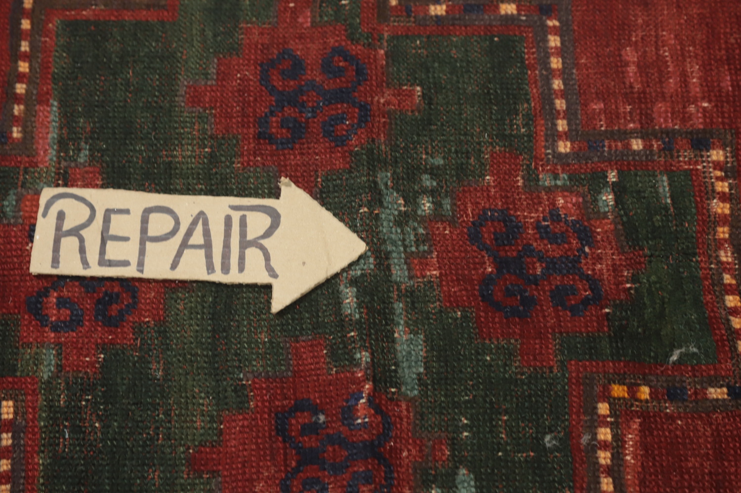 Pre-1900 Antique Kazak Vegetable Dye Rug 5x7