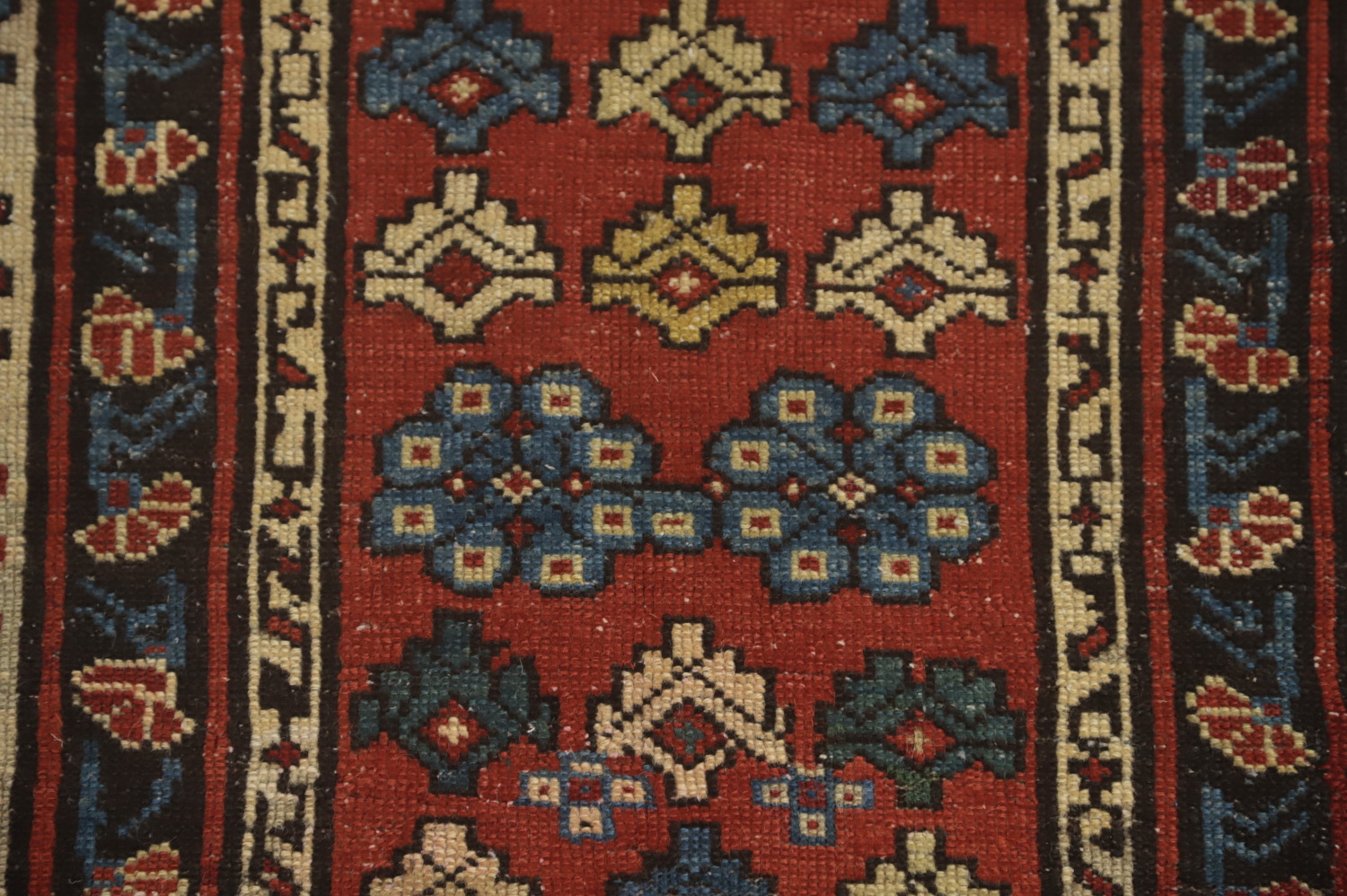 Pre-1900 Antique Kazak Vegetable Dye Rug 3x6