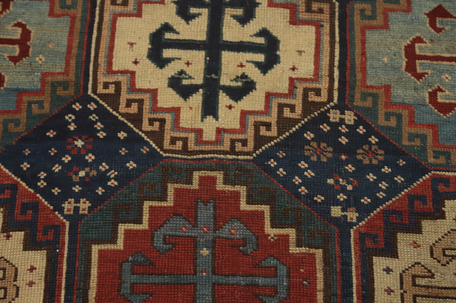 Pre-1900 Antique Kazak Vegetable Dye Rug 4x7