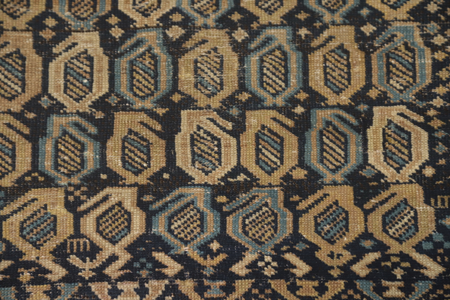 Pre-1900 Antique Kazak Vegetable Dye Rug 3x5