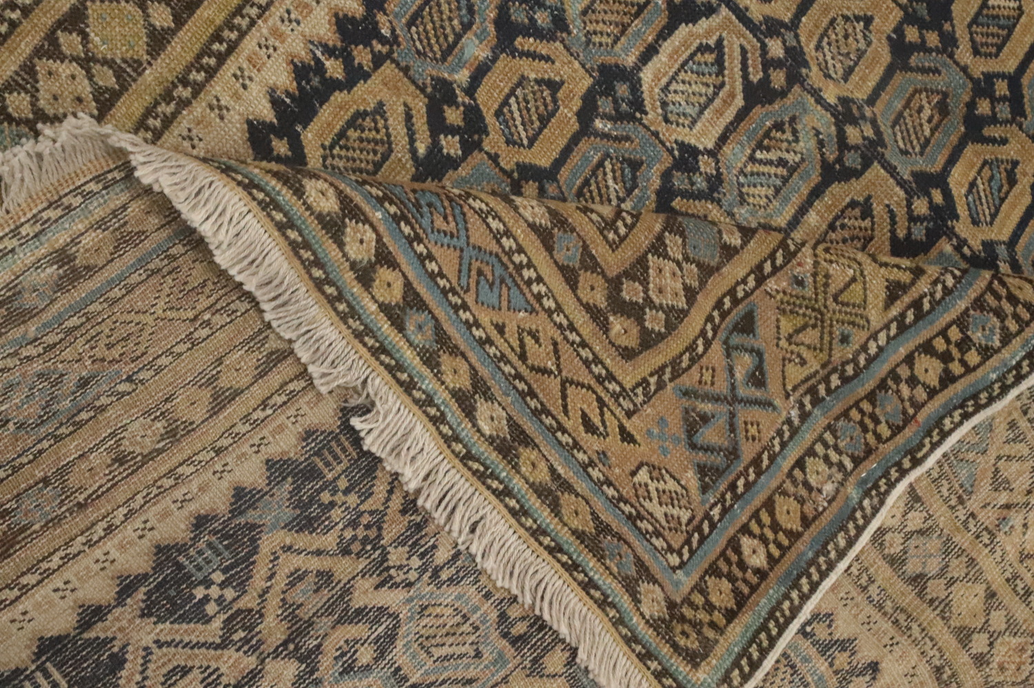 Pre-1900 Antique Kazak Vegetable Dye Rug 3x5