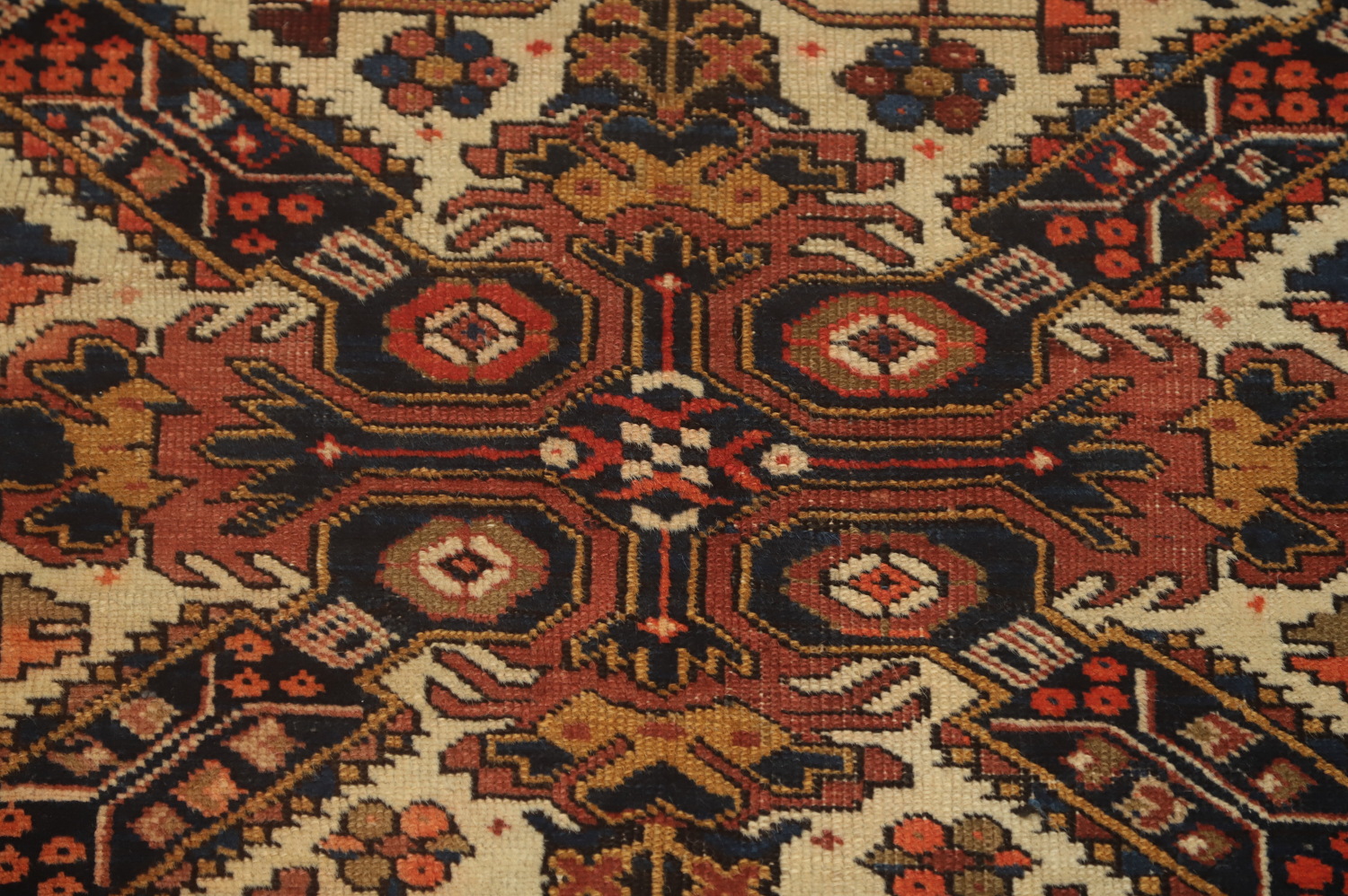 Pre-1900 Antique Shirvan Vegetable Dye Rug 3x4