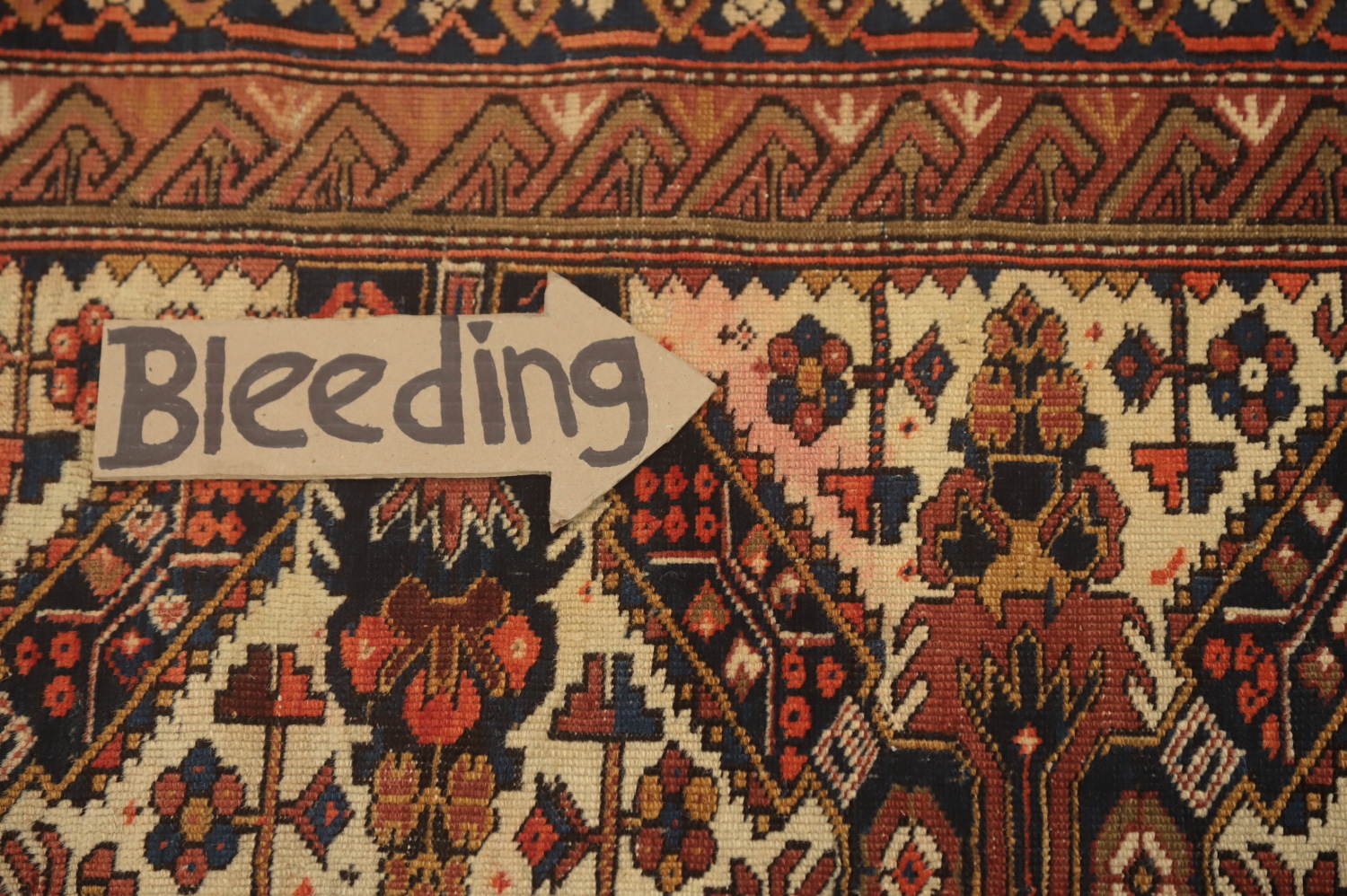 Pre-1900 Antique Shirvan Vegetable Dye Rug 3x4