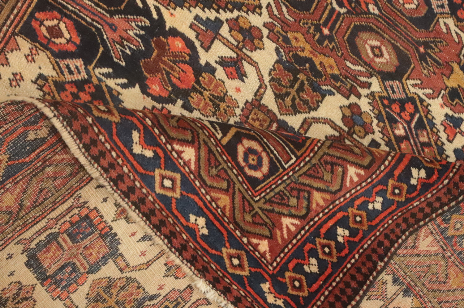 Pre-1900 Antique Shirvan Vegetable Dye Rug 3x4