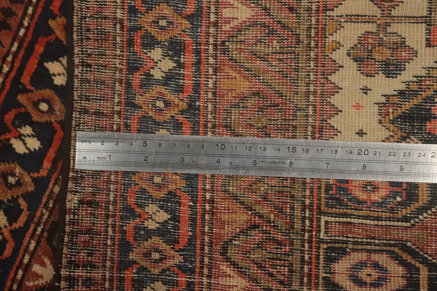 Pre-1900 Antique Shirvan Vegetable Dye Rug 3x4