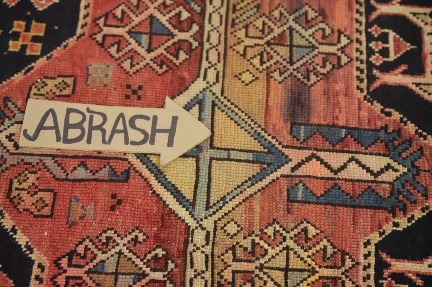 Pre-1900 Antique Kazak Vegetable Dye Rug 4x8
