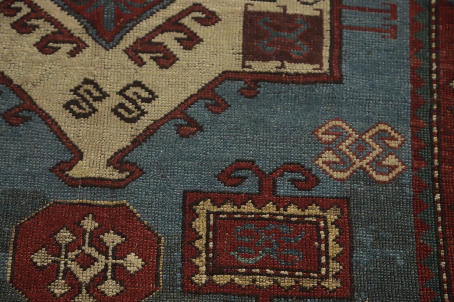 Pre-1900 Antique Kazak Vegetable Dye Rug 5x6