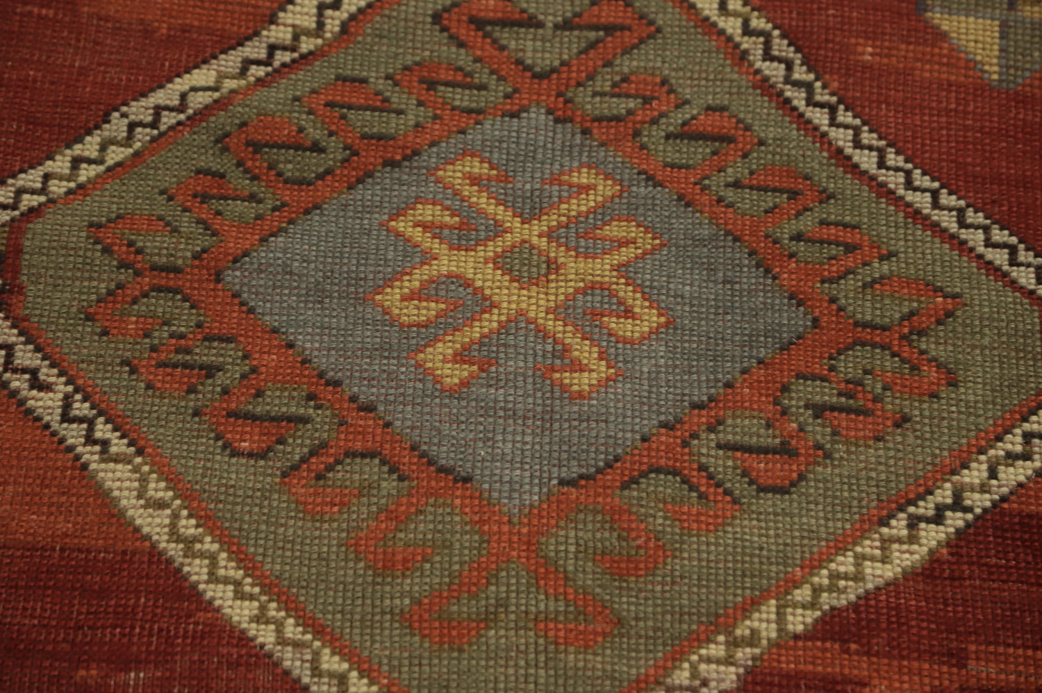Pre-1900 Antique Kazak Vegetable Dye Rug 5x7