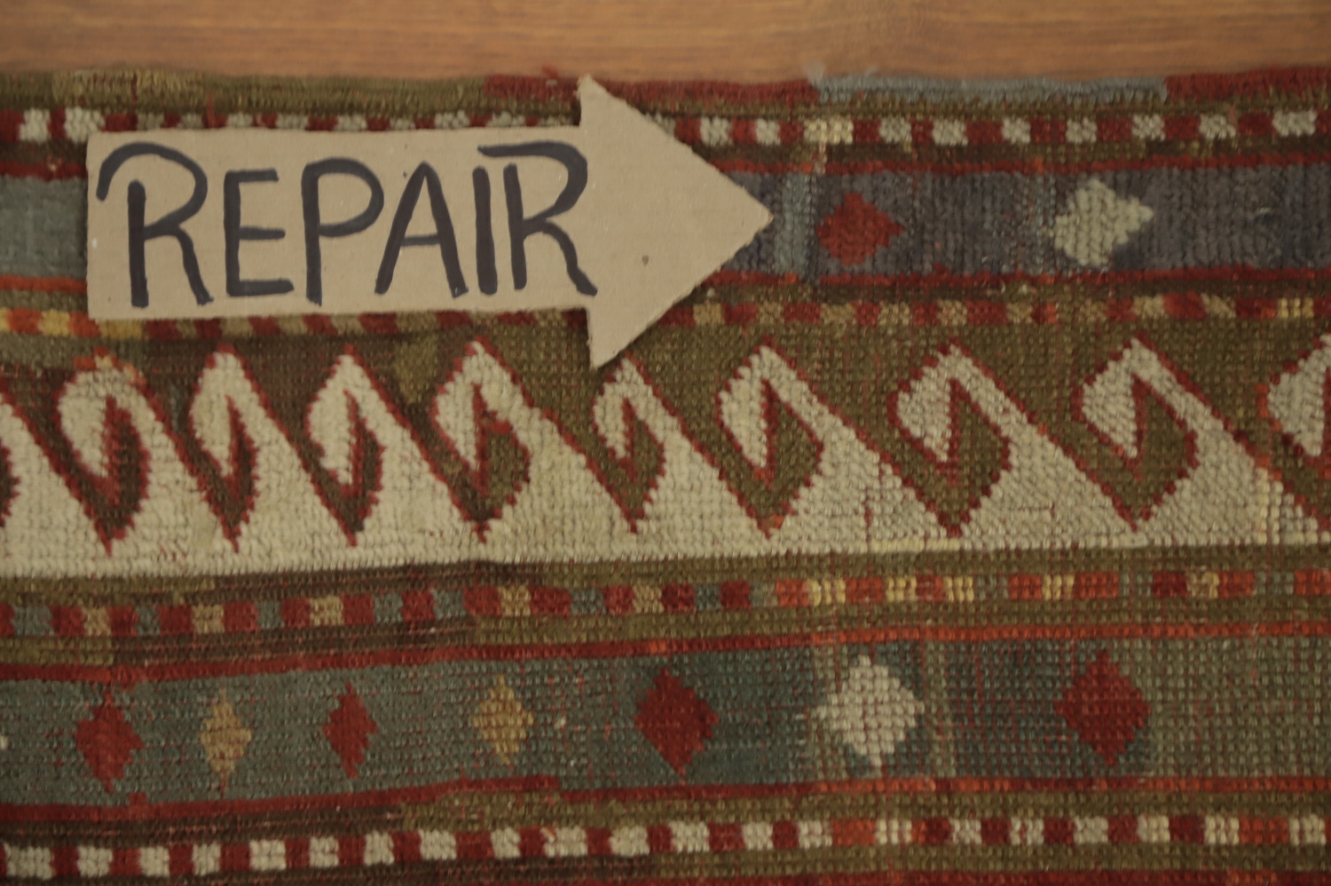 Pre-1900 Antique Kazak Vegetable Dye Rug 5x7