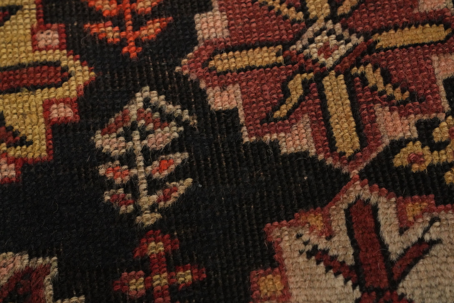 Pre-1900 Antique Vegetable Dye Kazak Oriental Rug 4x8