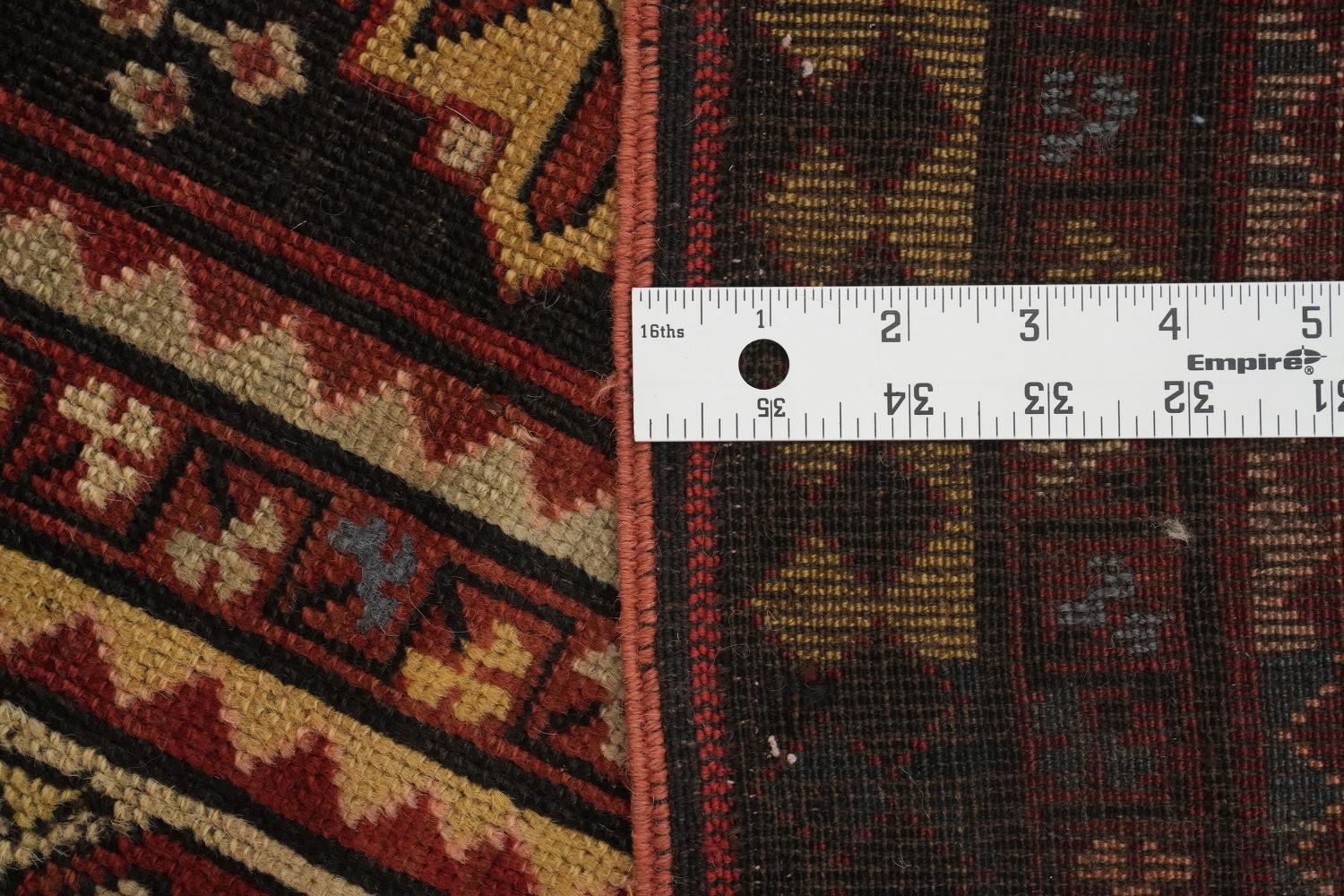 Pre-1900 Antique Vegetable Dye Kazak Oriental Rug 4x8
