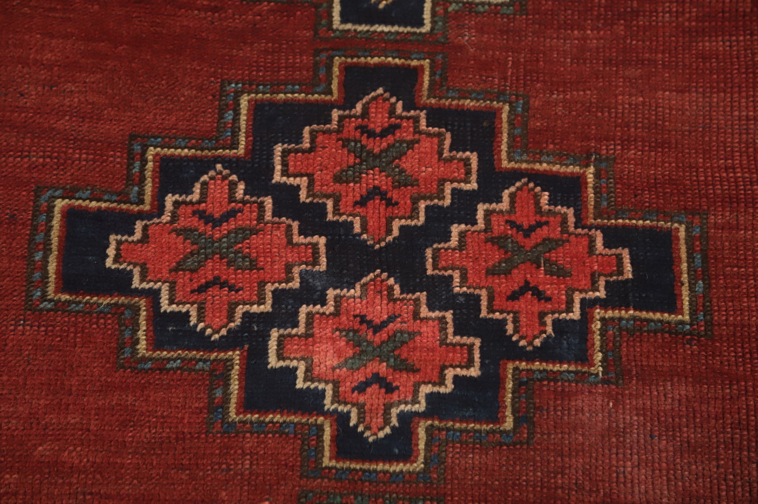 Pre-1900 Antique Kazak Vegetable Dye Rug 3x4