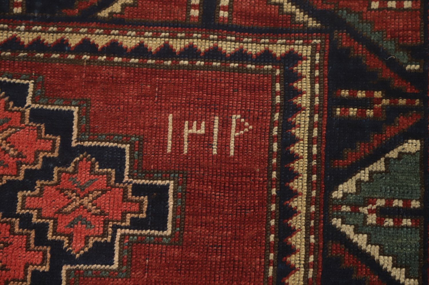 Pre-1900 Antique Kazak Vegetable Dye Rug 3x4