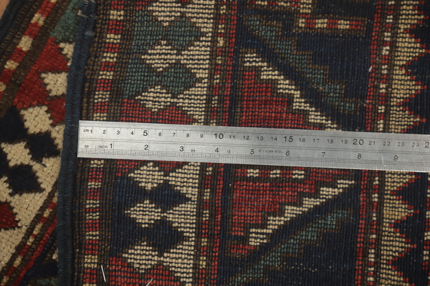 Pre-1900 Antique Kazak Vegetable Dye Rug 3x4
