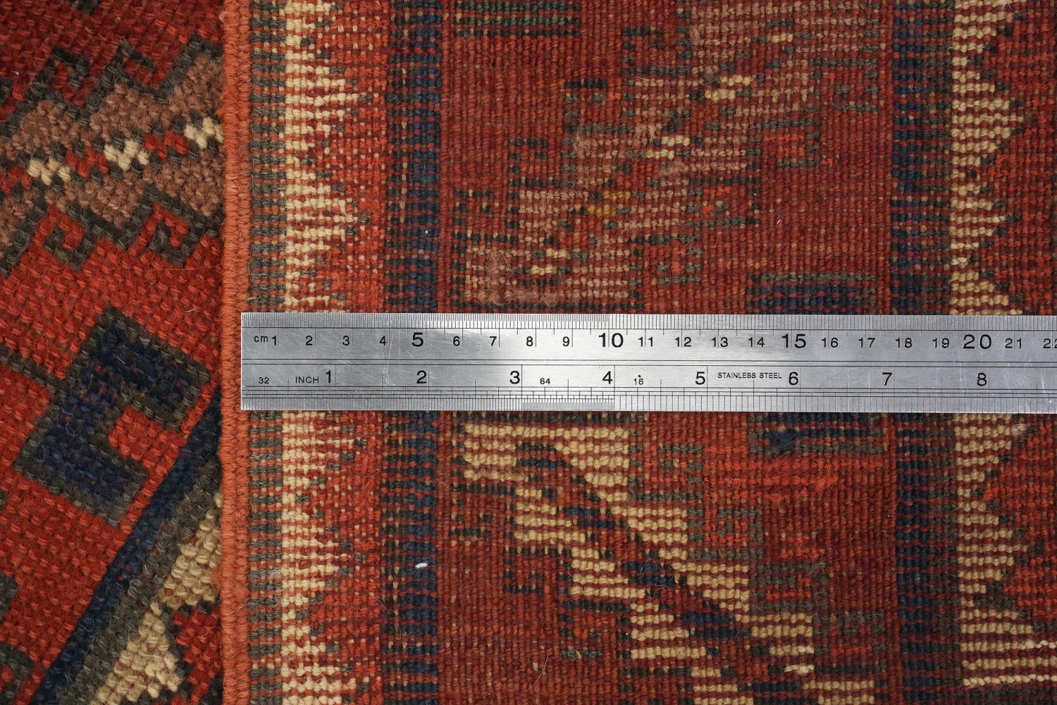 Pre-1900 Antique Kazak Vegetable Dye Rug 5x7