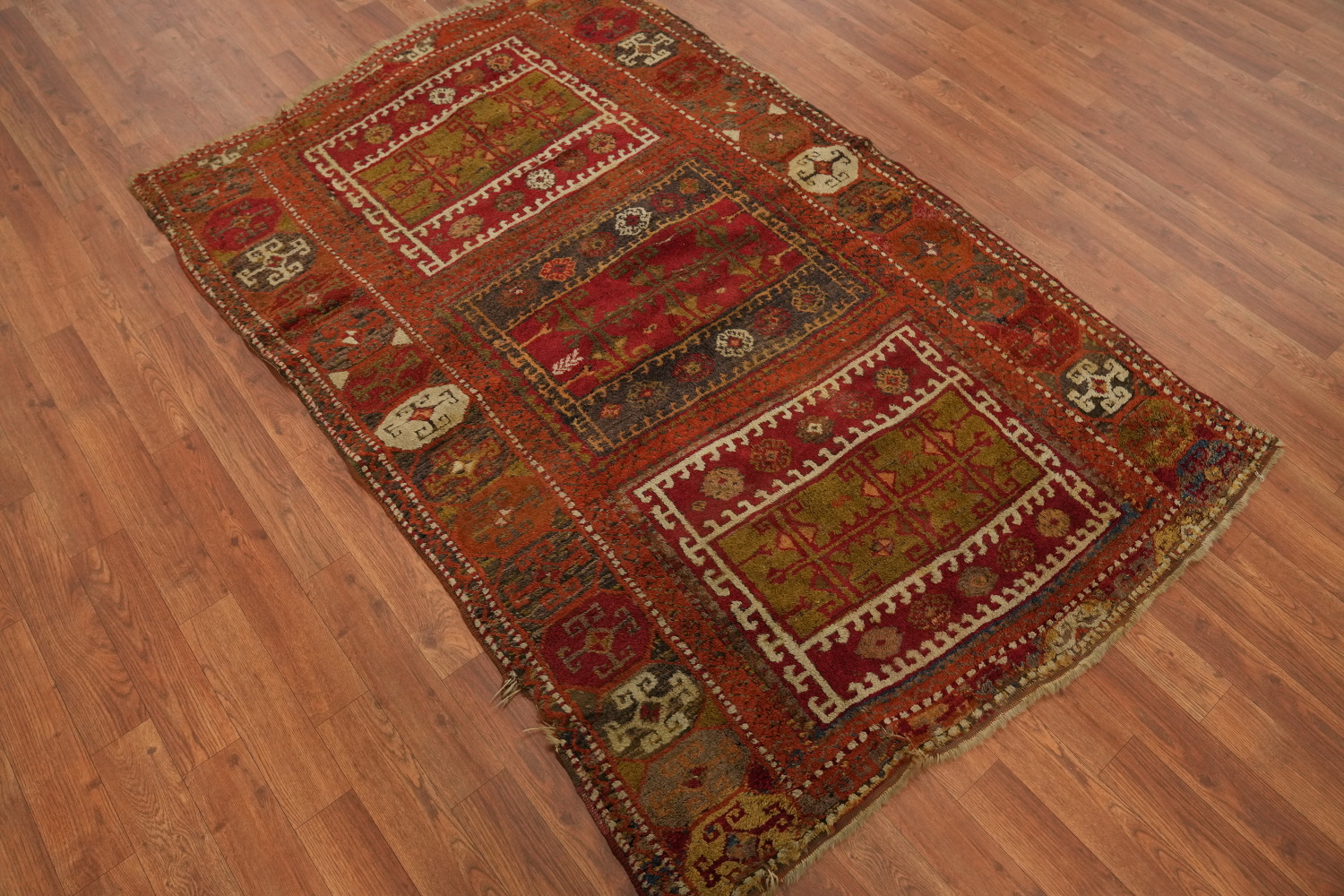 Pre-1900 Antique Kazak Oriental Rug 4x6