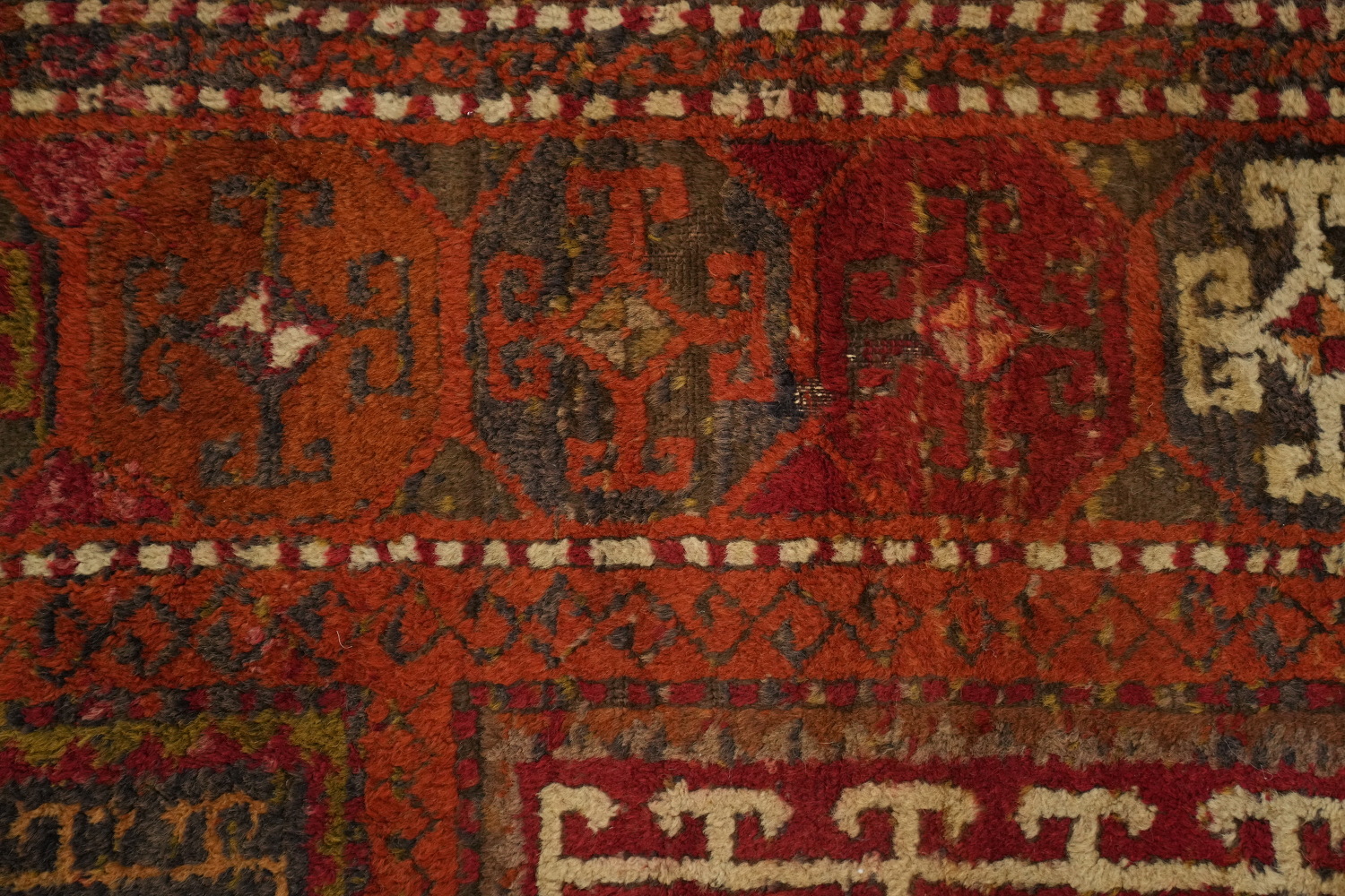 Pre-1900 Antique Kazak Oriental Rug 4x6