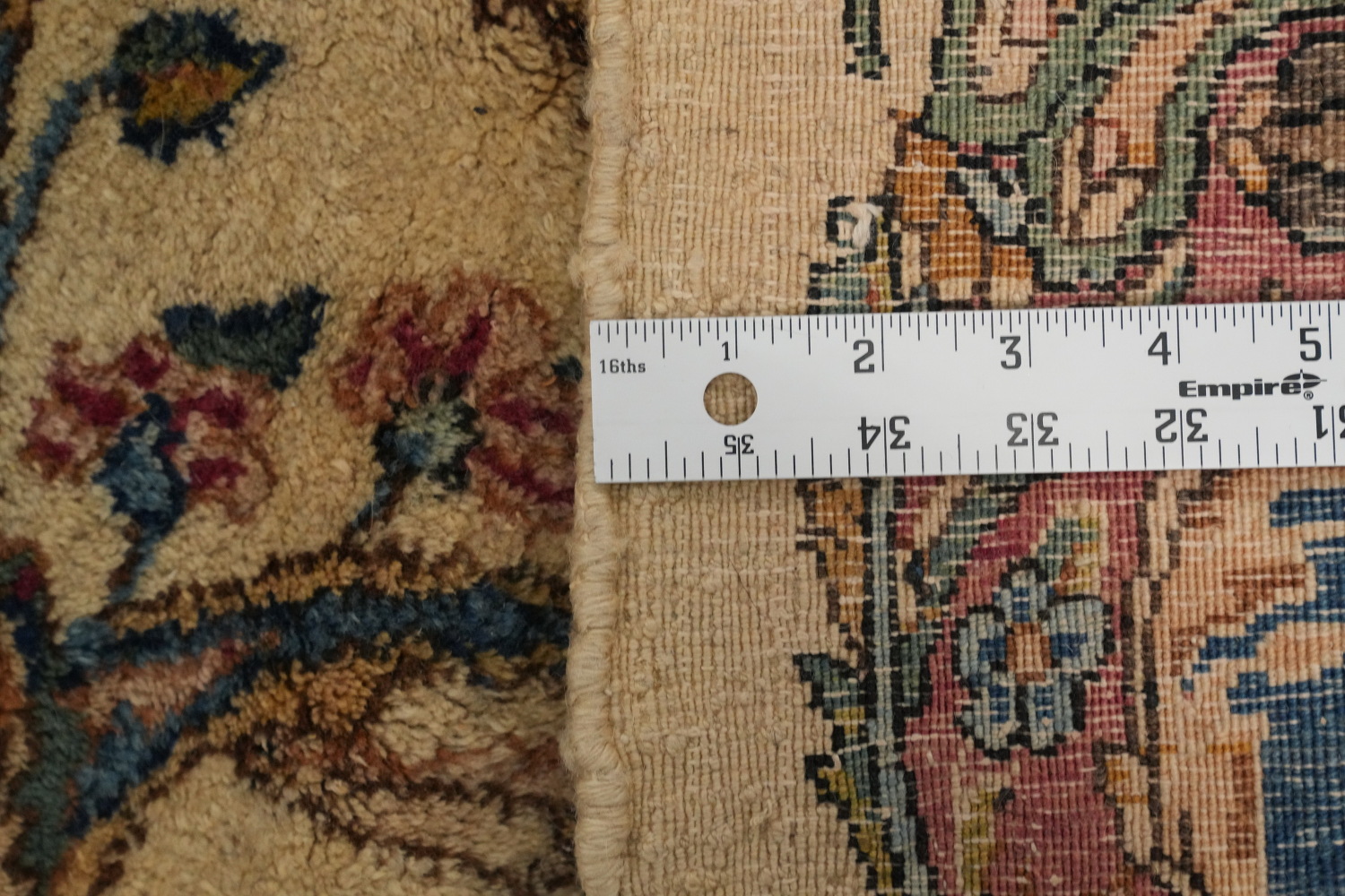 Antique Kerman Vegetable Dye Persian Large Rug 12x19