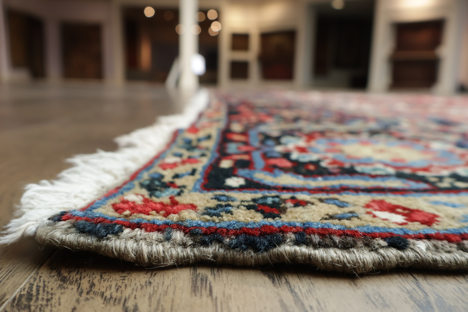 Antique Vegetable Dye Heriz Persian Area Rug 9x12