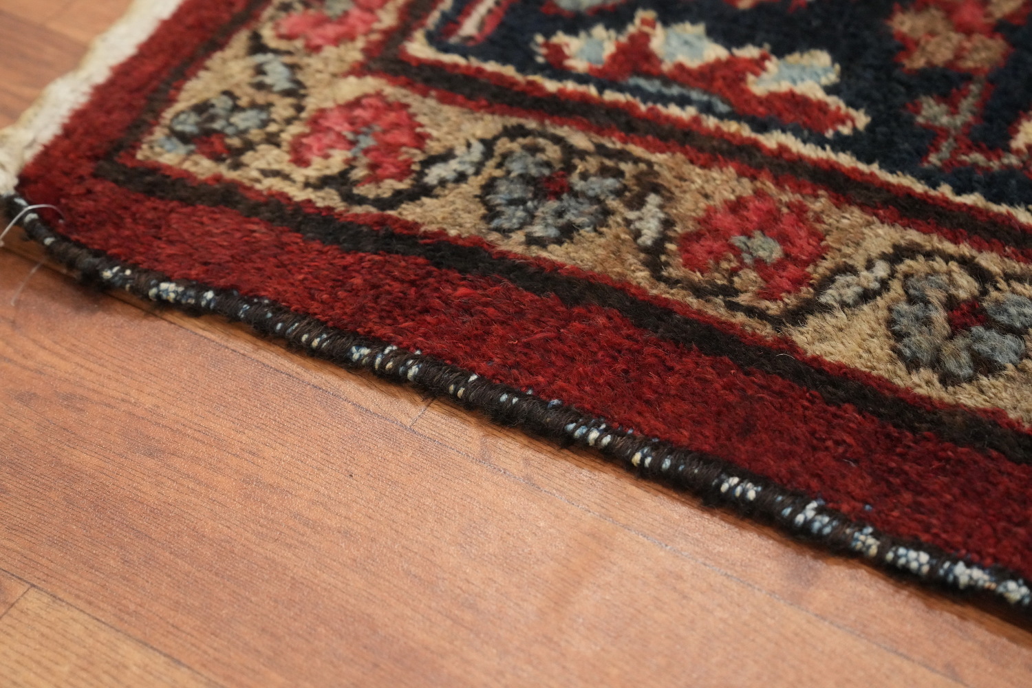 Antique Vegetable Dye Mahal Persian Area Rug 9x12