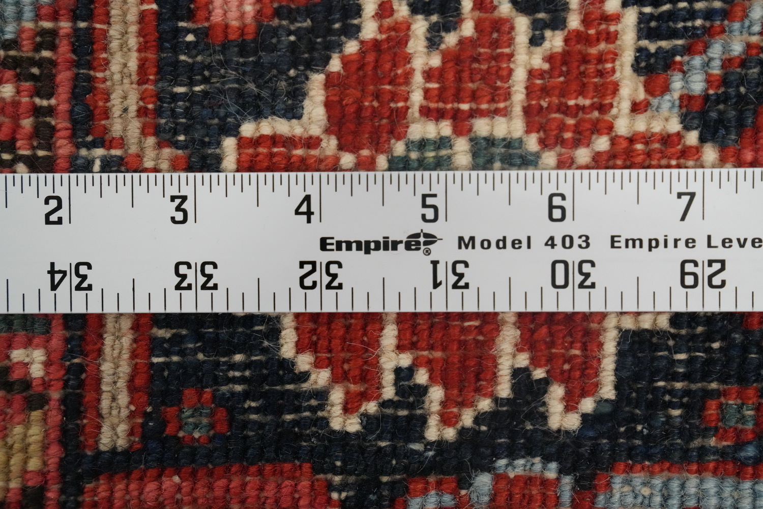 Pre-1900 Antique Vegetable Dye Heriz Serapi Persian Rug 5x6