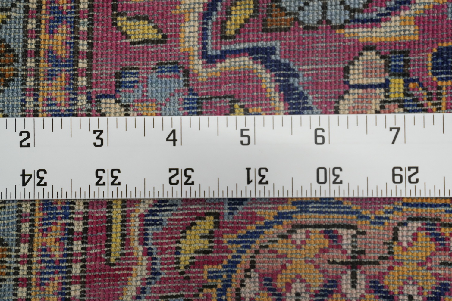 Pre-1900 Antique Vegetable Dye Silk Kashan Persian Rug 4x7