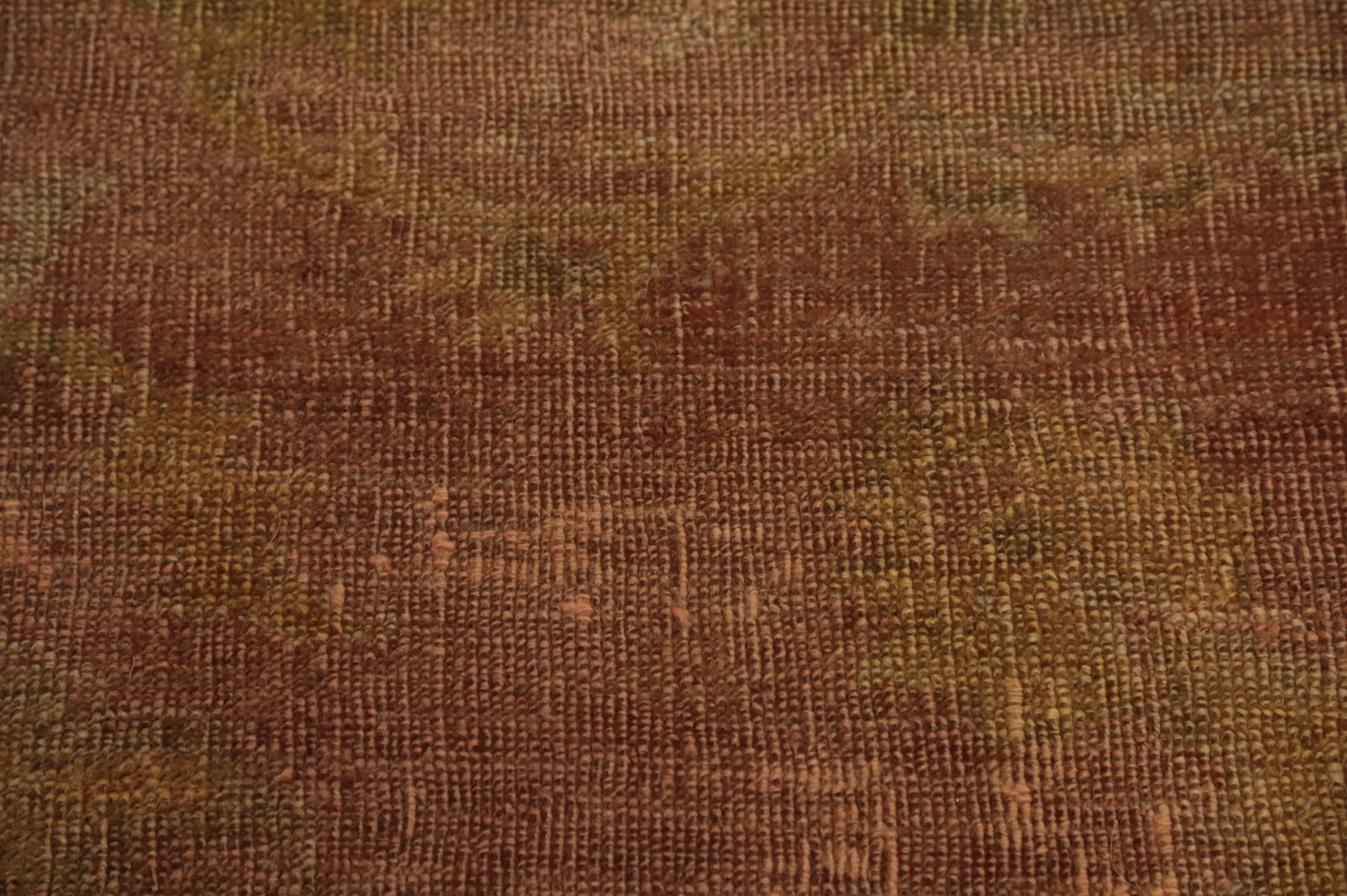 Pre-1900 Antique Oushak Vegetable Dye Area Rug 10x12