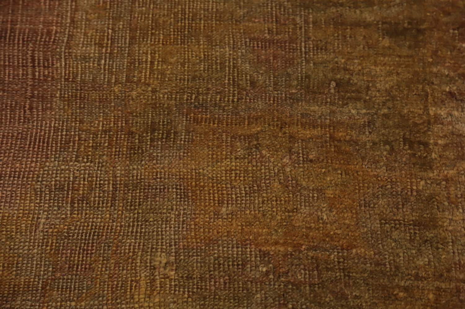 Pre-1900 Antique Oushak Vegetable Dye Area Rug 10x12