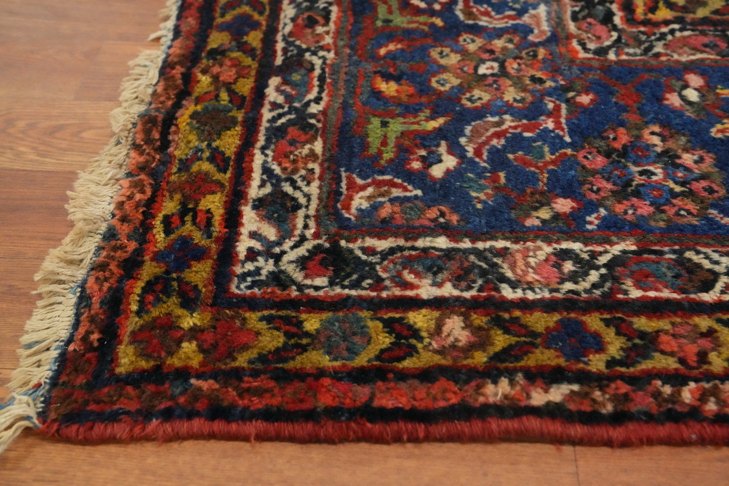 Pre-1900 Vegetable Dye Sultanabad Persian Large Rug 13x16