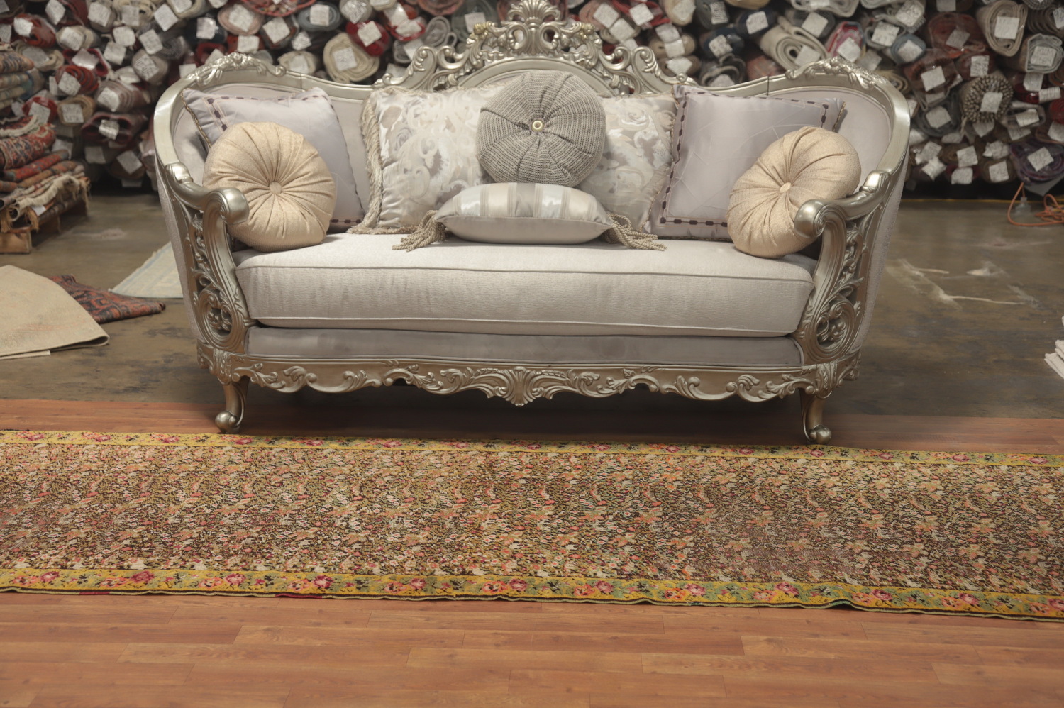 Pre-1900 Vegetable Dye Bakhtiari Persian Runner Rug 3x15
