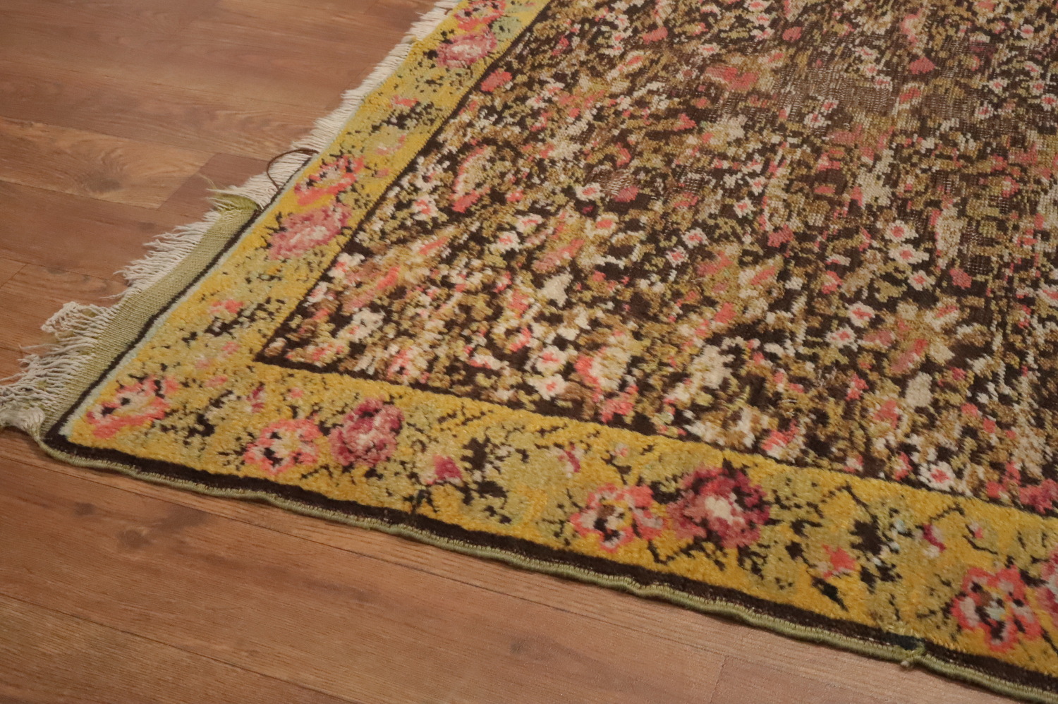 Pre-1900 Vegetable Dye Bakhtiari Persian Runner Rug 3x15