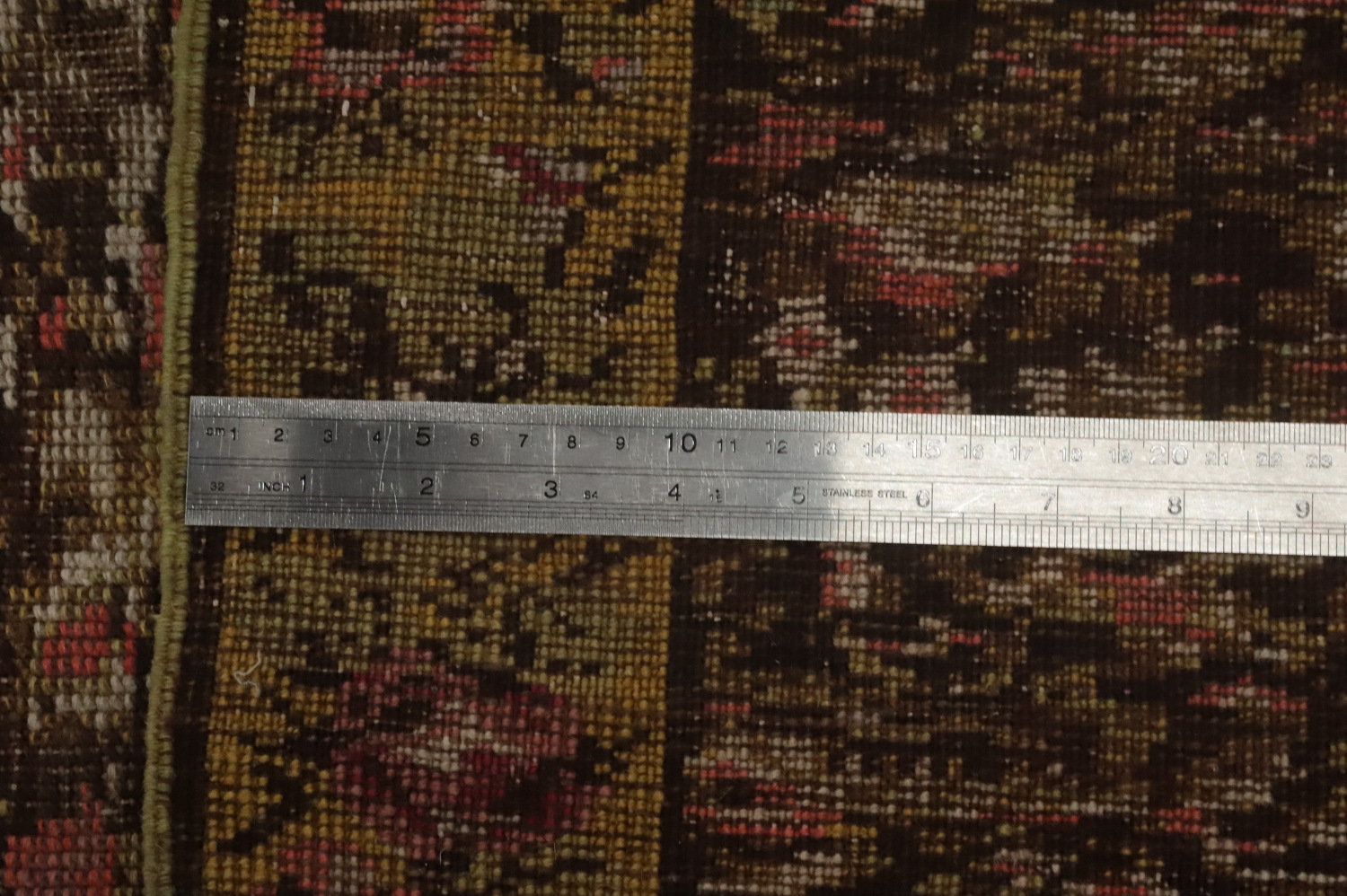 Pre-1900 Vegetable Dye Bakhtiari Persian Runner Rug 3x15