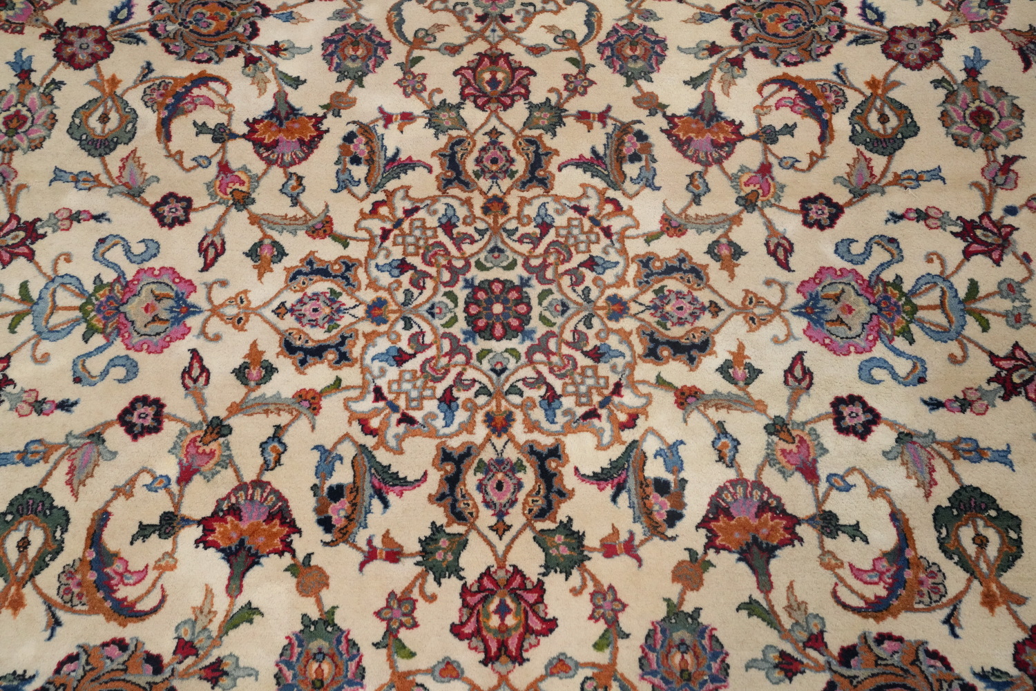 Antique Floral Tabriz Persian Area Rug 7x10