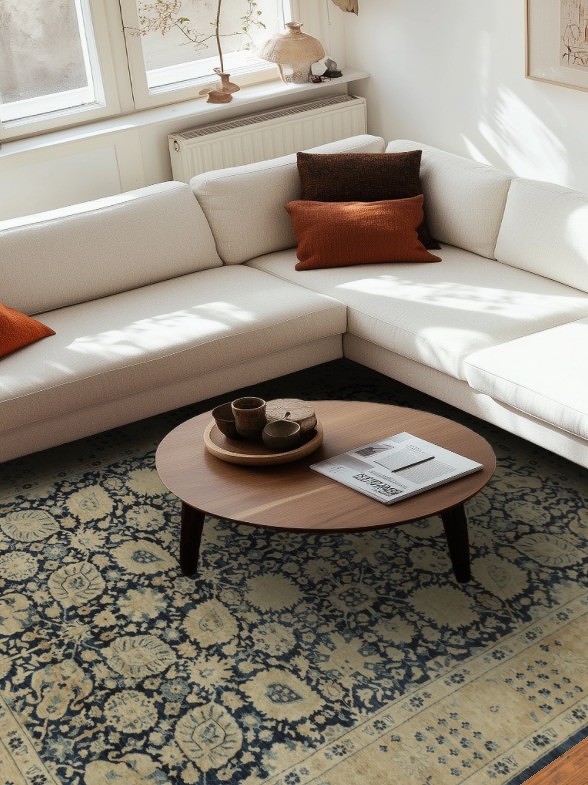 Vegetable Dye Ziegler Room Size Area Rug 8x10