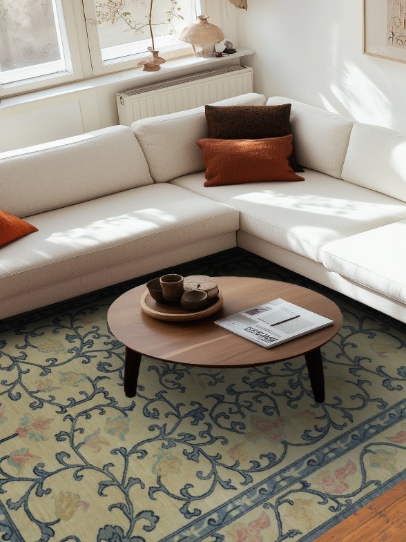 Vegetable Dye Ziegler Room Size Area Rug 8x10