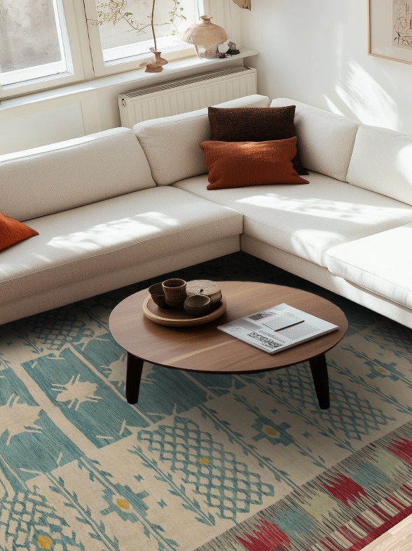 Traditional and Stylish Geometric Pattern Area Rug 10x13