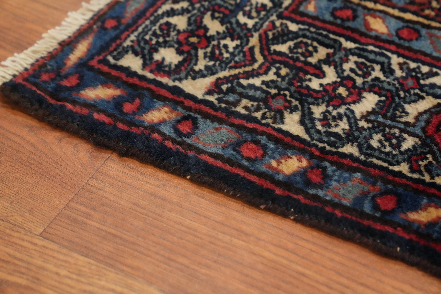 Antique Vegetable Dye Bibikabad Persian Rug 4x5