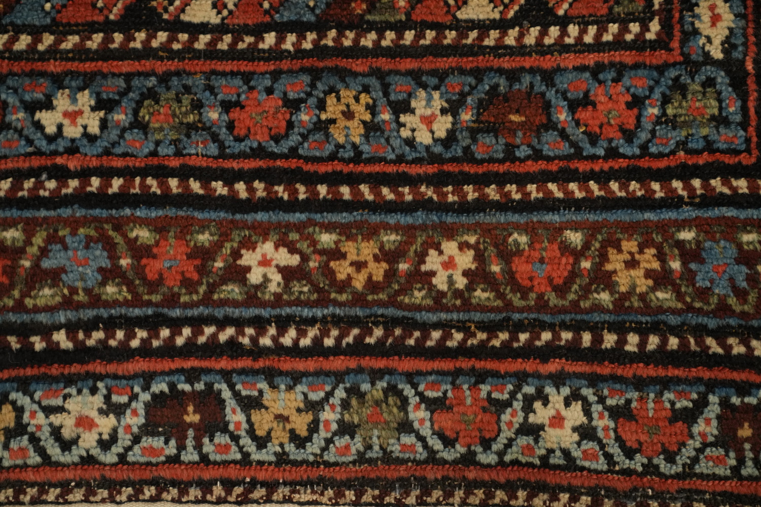 Pre-1900 Antique Vegetable Dye Bakhtiari Persian Rug 5x9