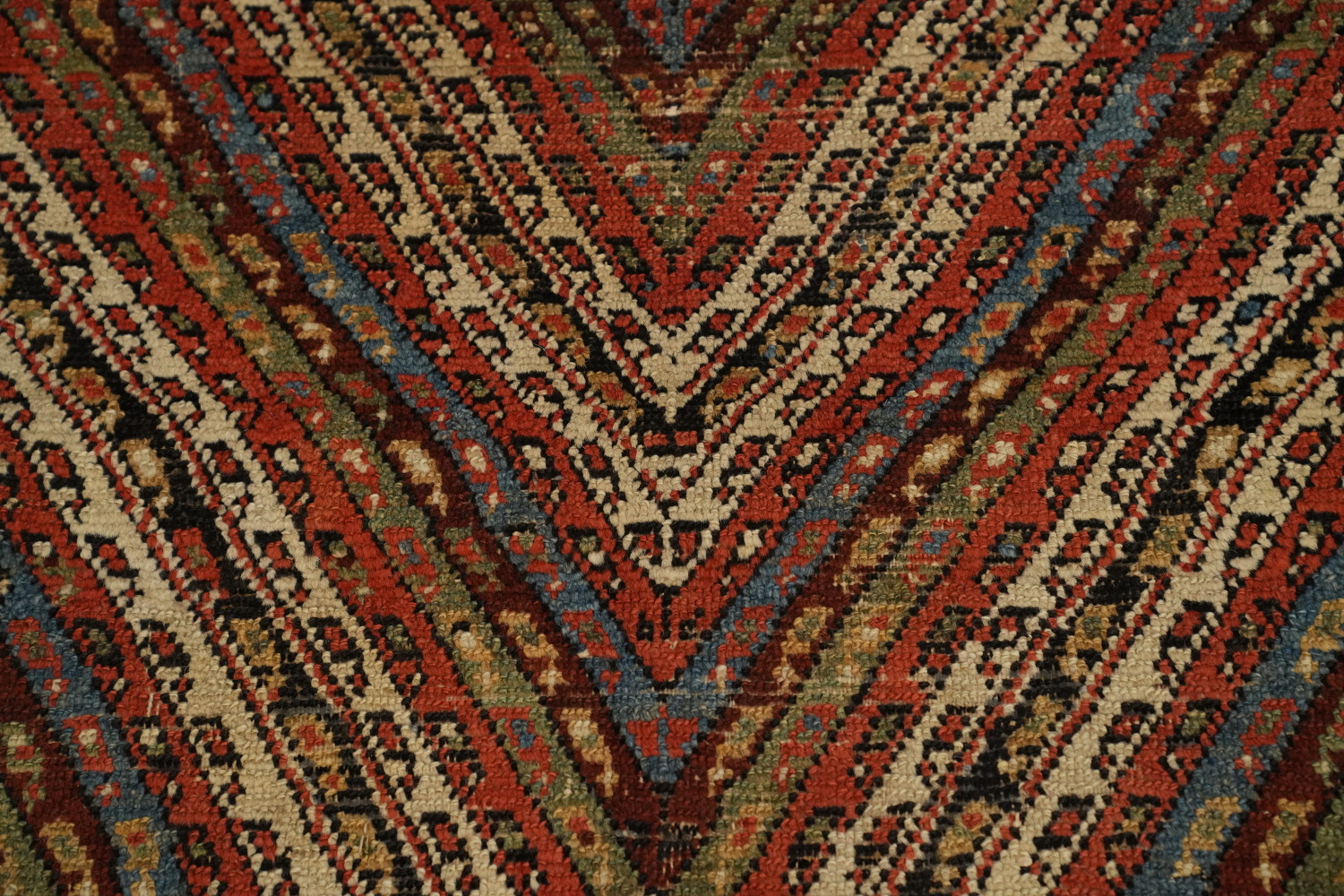 Pre-1900 Antique Vegetable Dye Bakhtiari Persian Rug 5x9