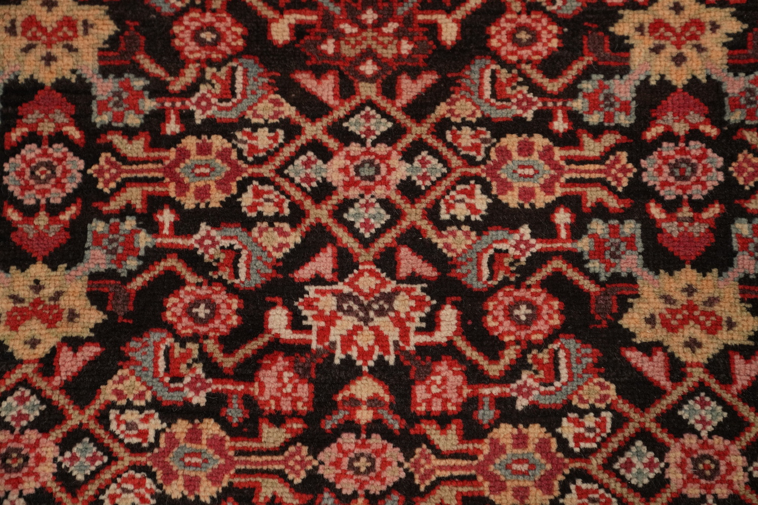 Antique Karabagh Vegetable Dye Runner Rug 4x19