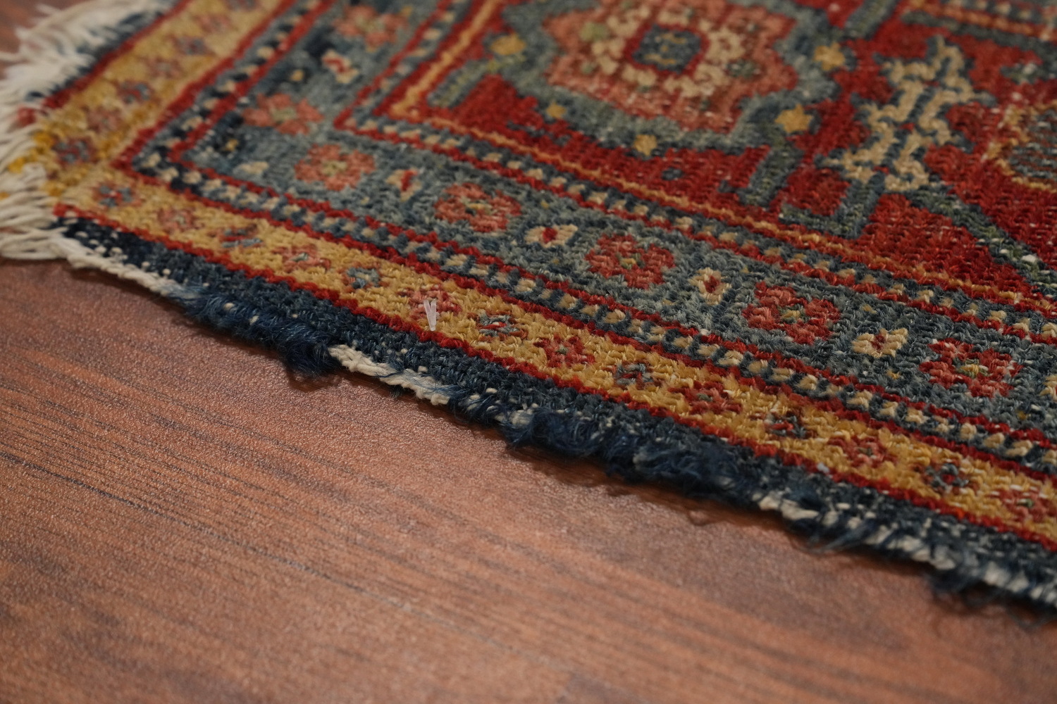 Pre-1900 Antique Senneh Persian Rug 4x6