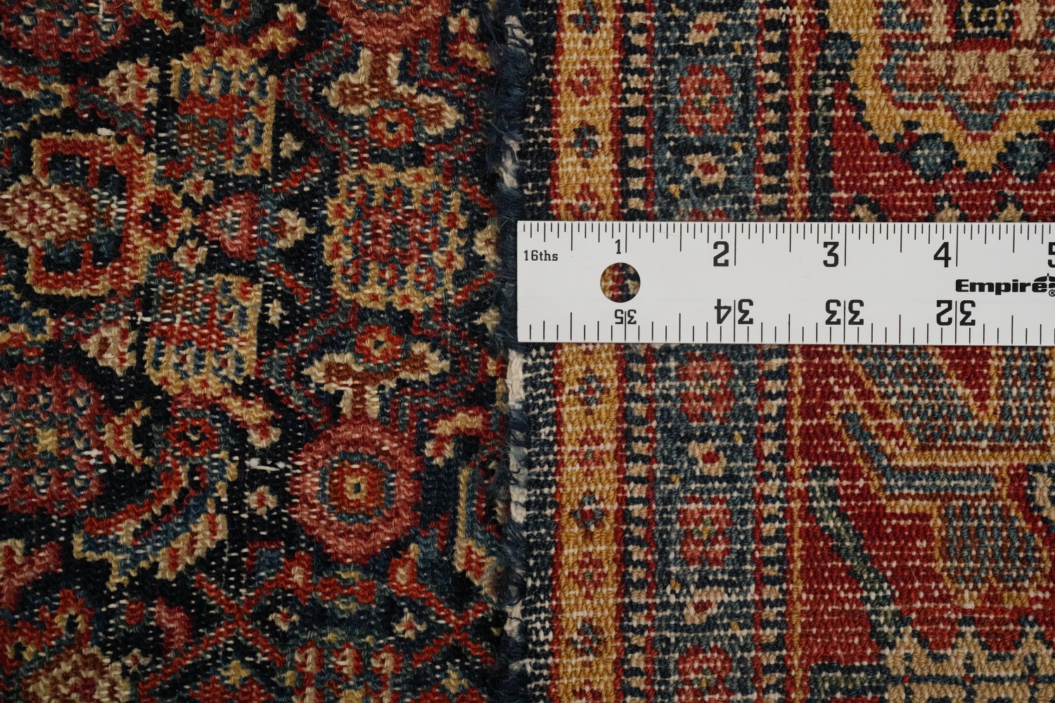 Pre-1900 Antique Senneh Persian Rug 4x6